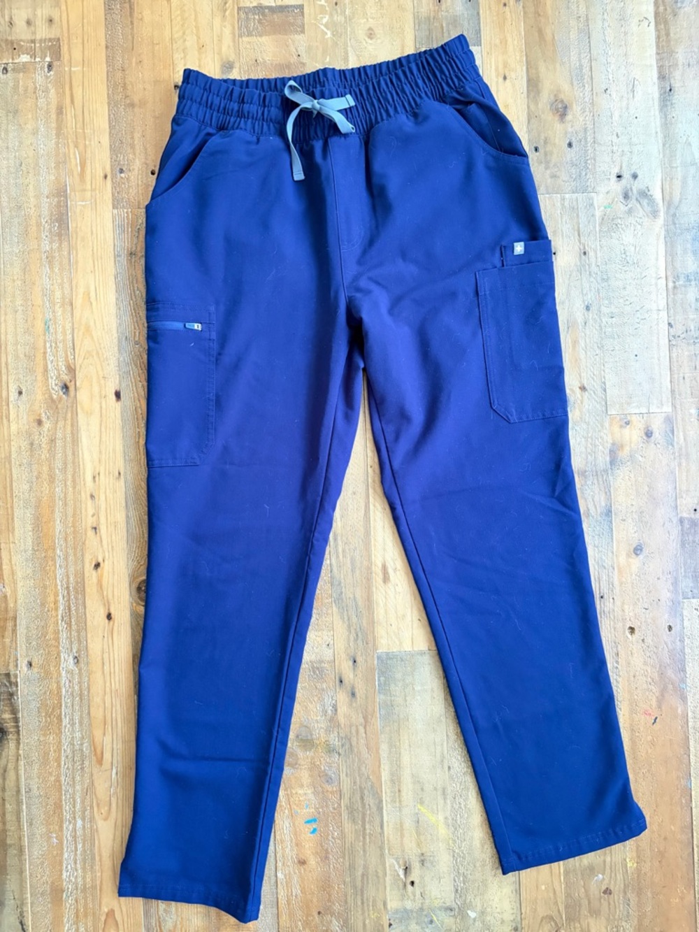 Women’s FIGS Navy Blue Scrub Pants Technical Collection